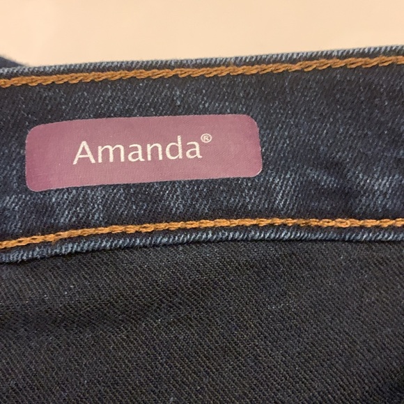 Gloria Vanderbilt Amanda Dark Blue Denim Jeans 16s EUC - Picture 8 of 8